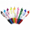 advertising promotion customize logo plastic ball pen pull out flag banner pen