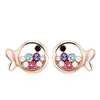 Cute Fish Design Stud Earring
