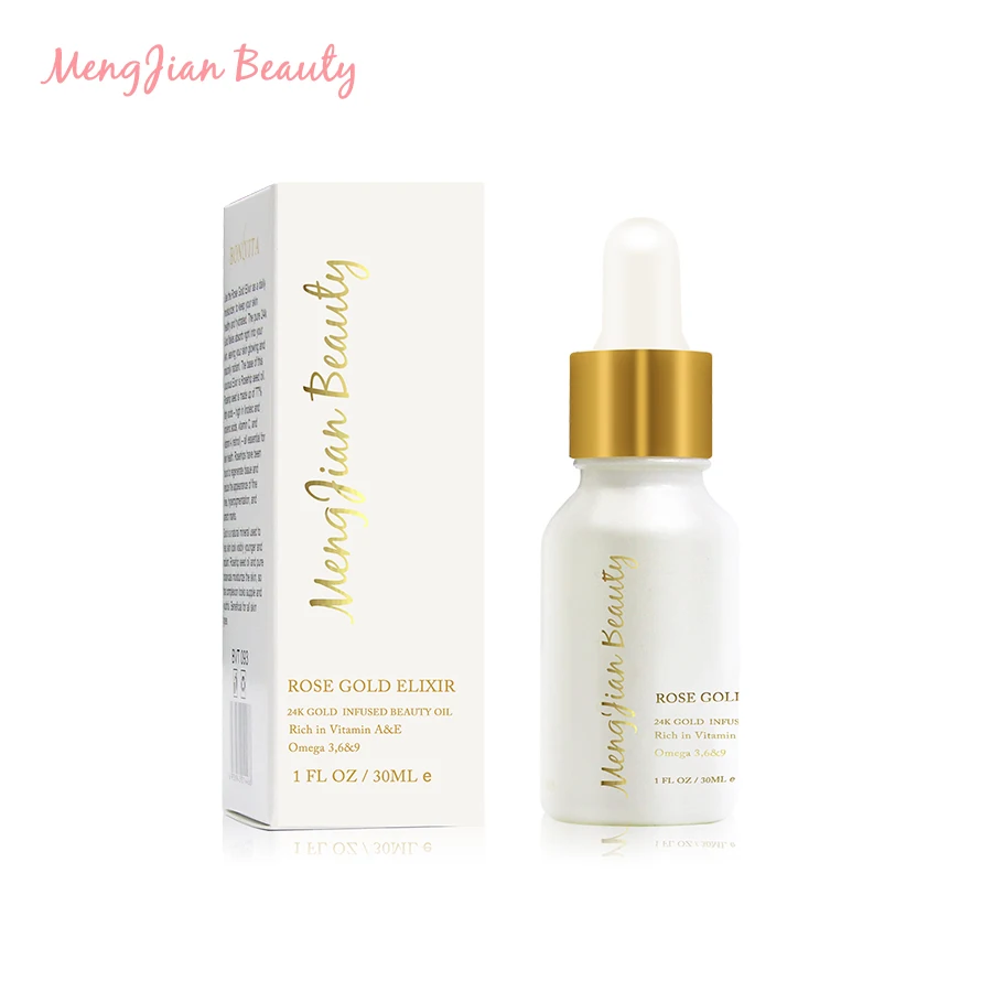 

Private label face whitening skin care rose gold elixir serum