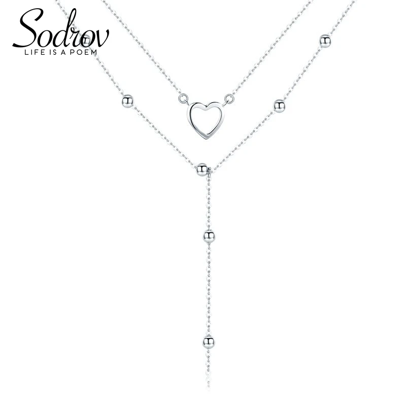 

100% Authentic 925 Sterling Silver Classic Heart Clear CZ Pendant Necklaces Women Fashion Jewelry HN028 Personalized