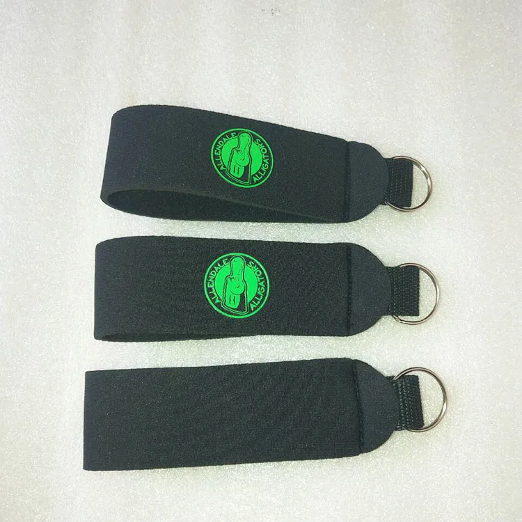 

neoprene keychain wrist strap band keyring key fob for jogging running gym outdoor water sports