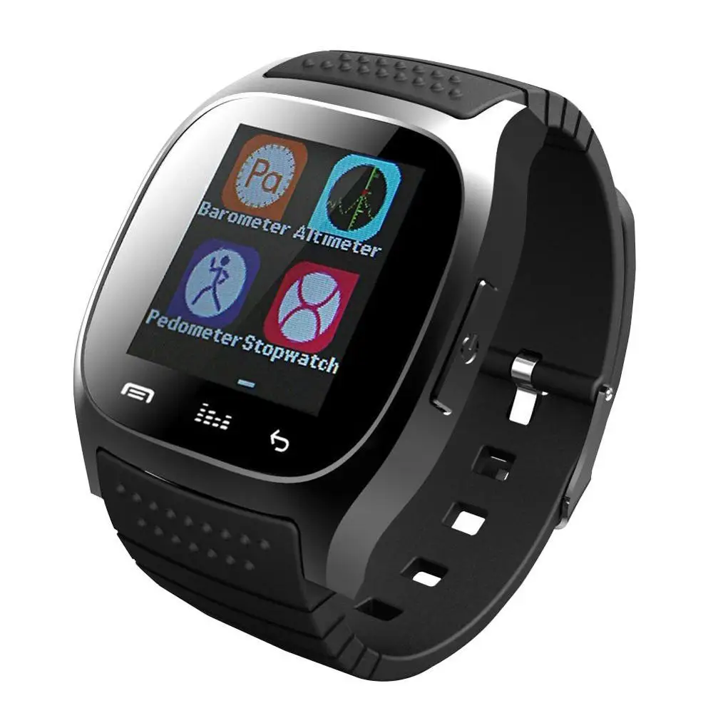 

Hot Selling Stylish Sport Bracelet Touch Screen Smart Wrist Watch M26 For Android IOS Phone, Black;blue