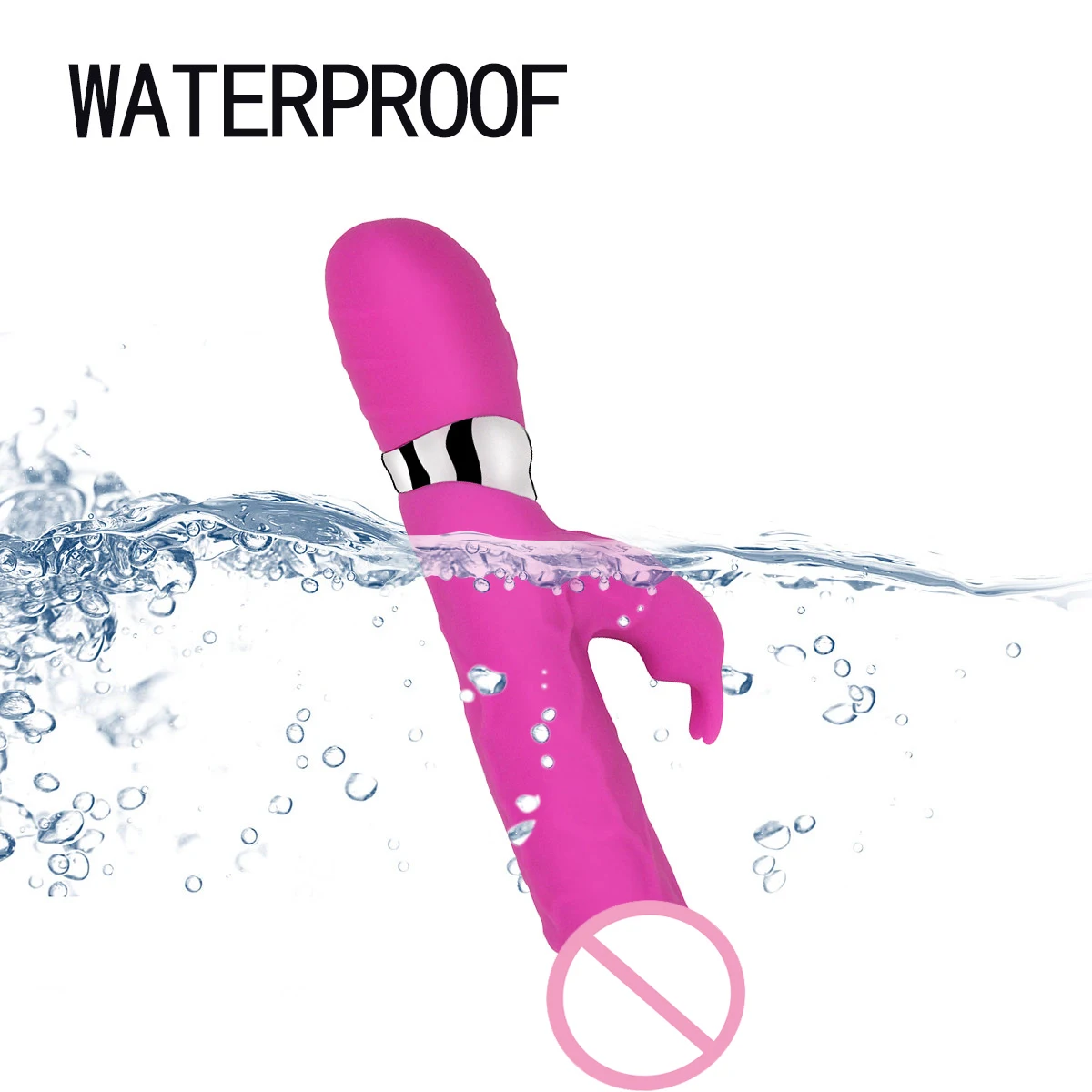 Waterproof Artificial Silicone Vibrating Reali