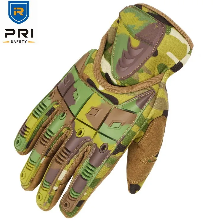 Synthetic Leather Camo Tactical Shooting Hunting Gloves For Men Buy