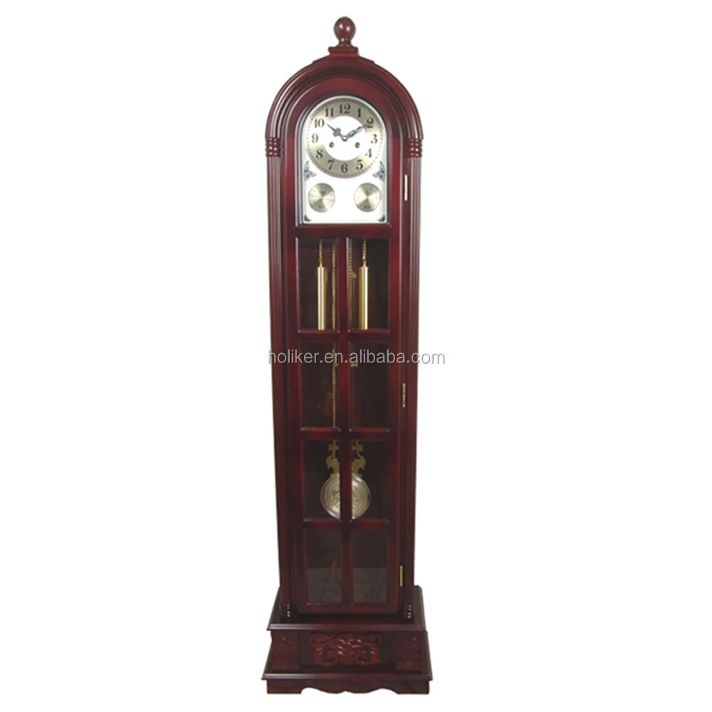 Old Style Wooden Grandfather Clock Mechanism Pendulum Floor Clock Buy