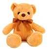 Wholesale fashion custom logo cute plush brown teddy bear with t shirt promotional gift stuffed soft toy plush teddy bear