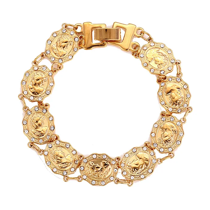 

72935 Xuping fashion wedding 18k gold plated bracelet