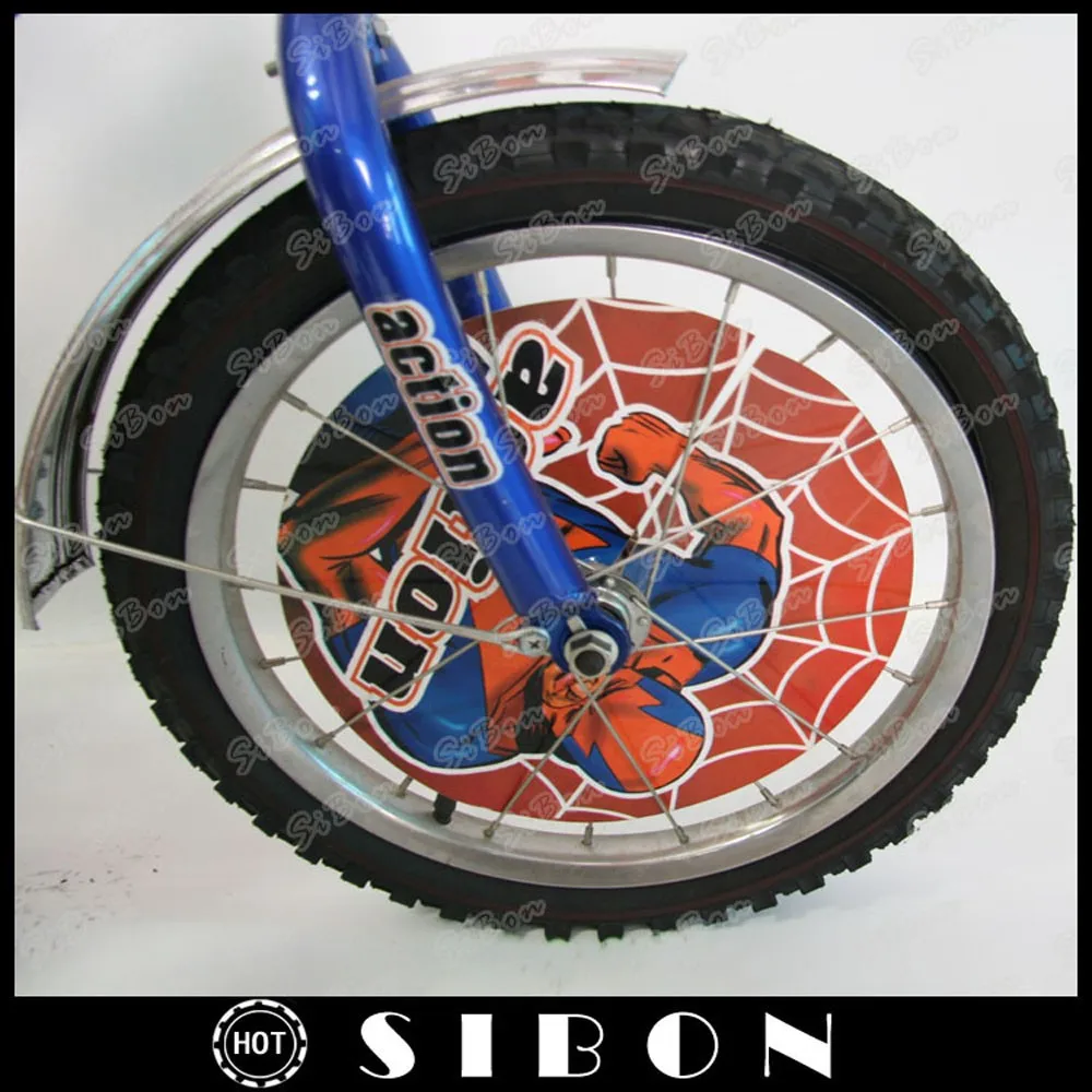 Sibon 14" Aufkleber spiderman kinder fahrradFahrrad