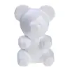 Polystyrene Styrofoam Foam Bear White Craft Foam Balls for DIY Craft Wedding Party Decoration Flower Arranging Height 20cm