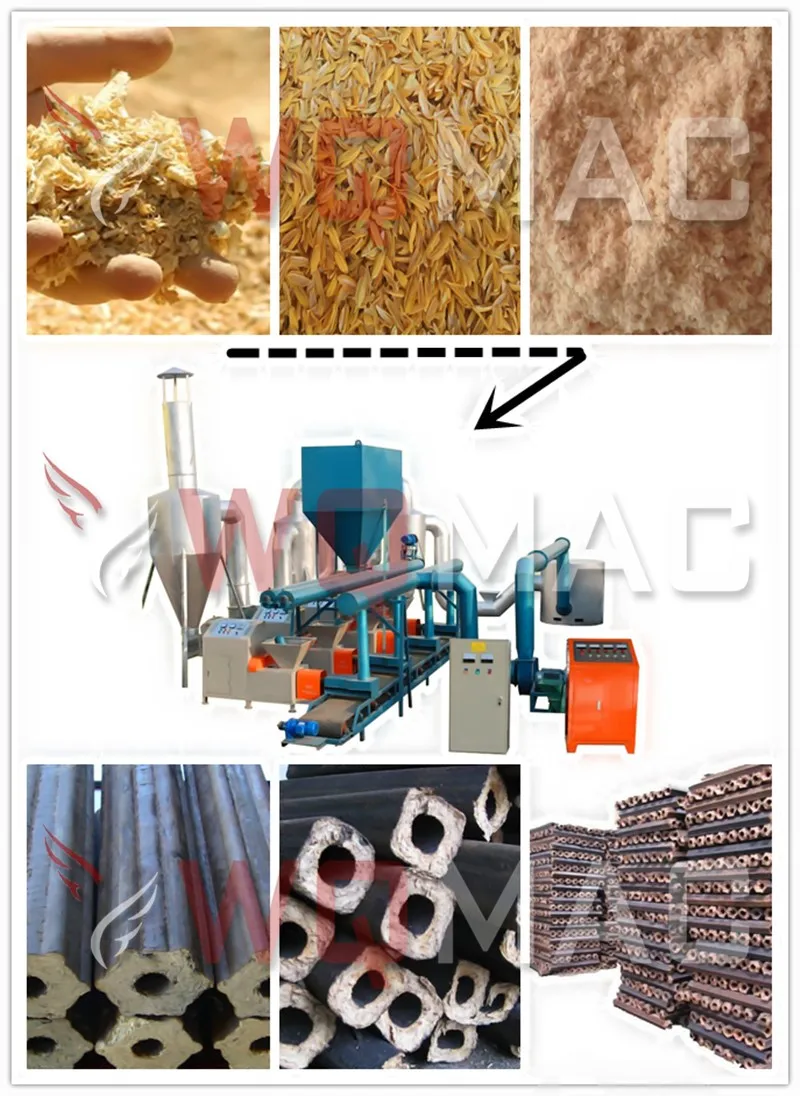 sawdust screw extruder