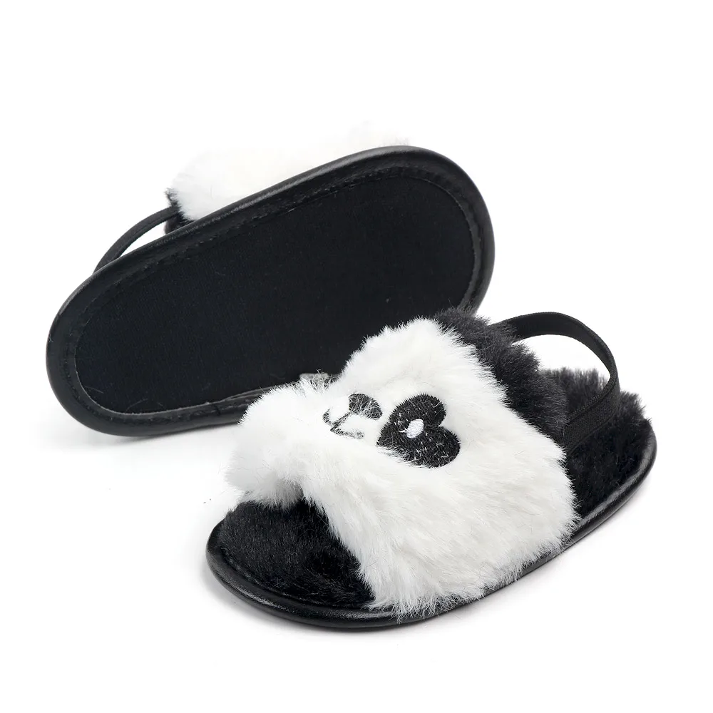 
New arrival cute cartoon plush baby slippers shoes 