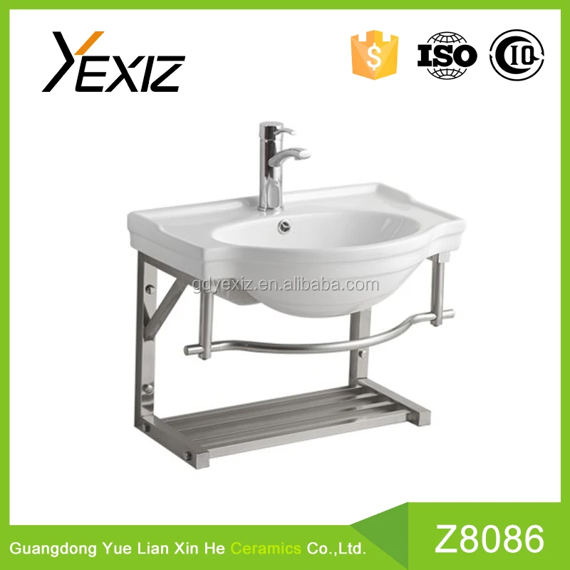 
Z303 chaozhou sanitary ware toilet triangle ceramic sink with stand 