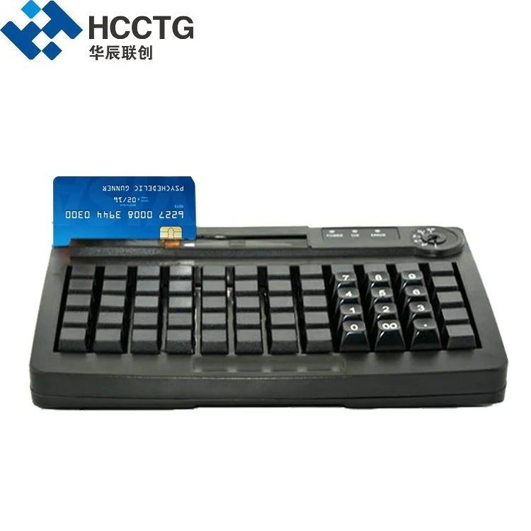 Custom Membrane Programmable POS Keyboard with Magnetic Card Reader ...