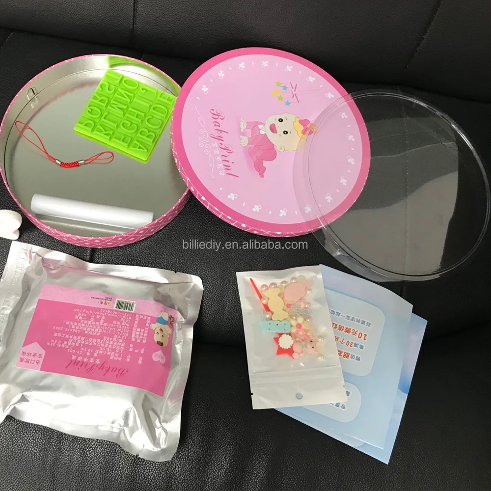 
Handprint or footprint impression tin 