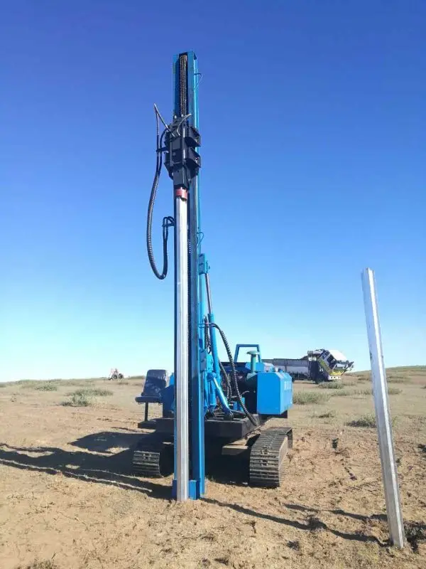 Vibrating presspostpile driver piling machine for pile driver