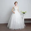 Korean Lace Up Ball Gown Quality Wedding Dresses 2017 Alibaba Customized Plus Size Bridal Dress