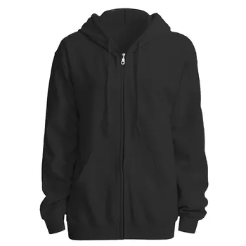 Black Zip Hoody Jacket/ Plain Hoody 