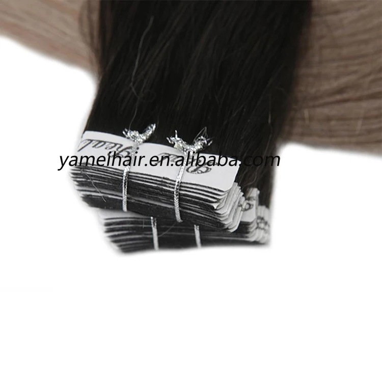 

hot selling tape in human hair extension ombre 1b/18 color