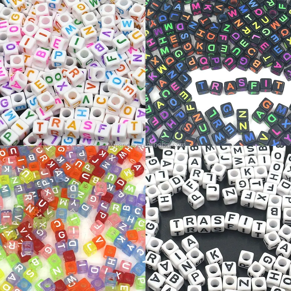 Translucent Color Letter Beads 200pcs Plastic Beads Alphabet Bead For Kids Diy Jewelry Making Key Chains Beads Bead Assortments Home Urbytus Com