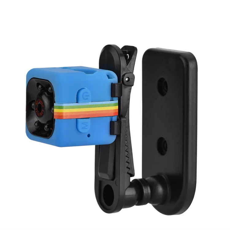 SQ11 Mini DV HD 1080P 2MP Sport Recorder Camera with Holder, Support Monitor Detection & IR Night Vision & TF Card