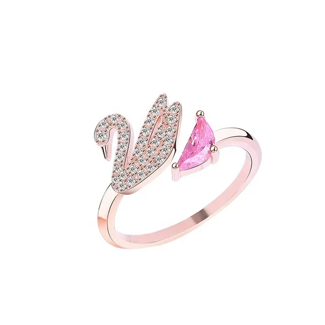 

Wholesale Jewelry S925 Sterling Silver Animal Ring, Pink