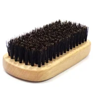 

Wholesale Wooden 100% boars hair beard brush