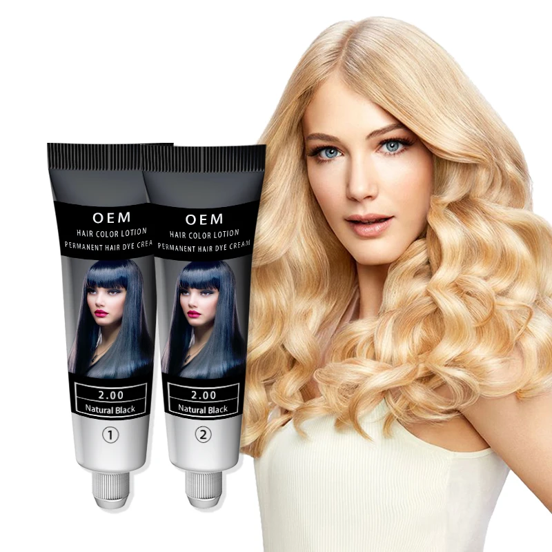 Semi Permanent Hair Color Natural In Black Hair Cream View Black