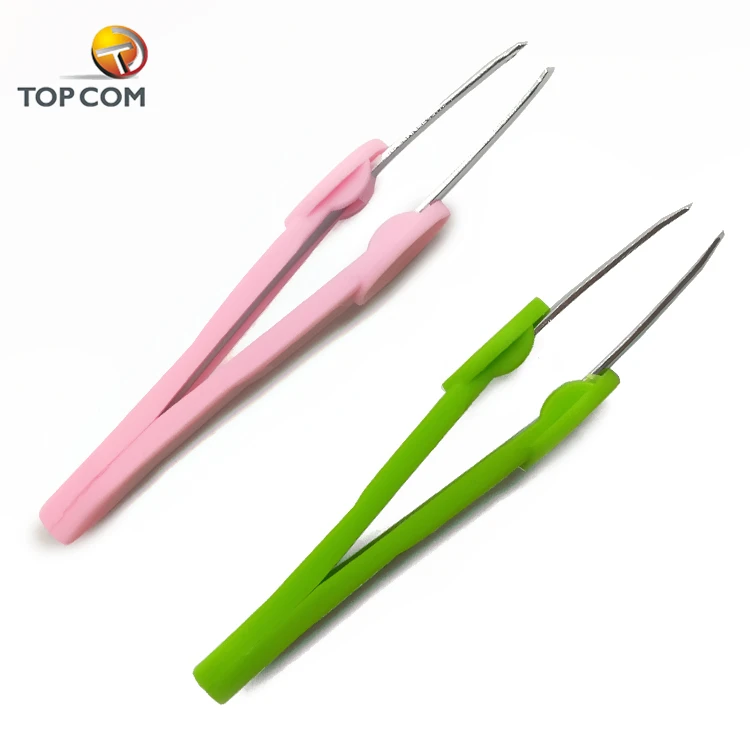 Child Use Mini Long Plastic Handle Safe Tweezers For Baby Buy Mini
