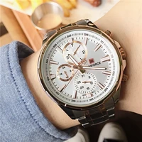 

Luxury Stainless Steel Quartz Sport mens watches in wristwatches naviforce 9089 Water Resistance