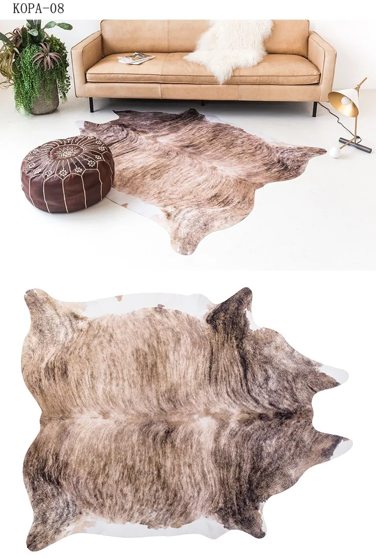 Protestant schors uitglijden China Factory Polyester Animal Faux Fur Cowhide Rug For Sitting Room - Buy  Fur Rug,Faux Fur Cowhide Rug,Carpet Polyester Product on Alibaba.com