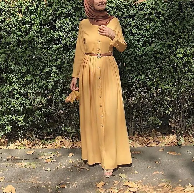 

OEM High Quality Women Long Dress Muslim Dress Fashion Jilbab Islamic Clothing