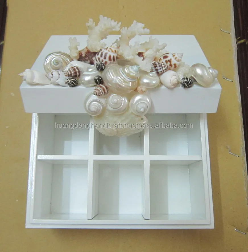 Seashell box gift for birthday, anniversary, lunar new year