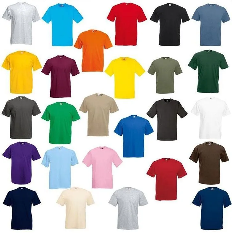 2018 Men 180g 95 Cotton 5 Polyester Short Sleeve Design Your Own Logo ...