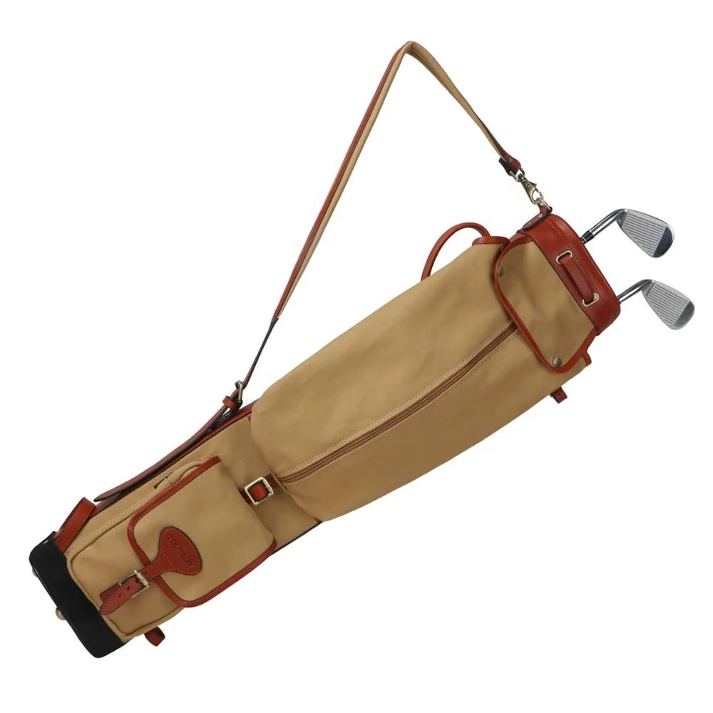 Tourbon Canvas Golf Half Bag Vintage Wholesale Golf Pencil Bag Buy