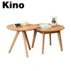 Japanese style sitting room solid wood round tea table, Nordic small family combination oak round tea table, simple modern creat