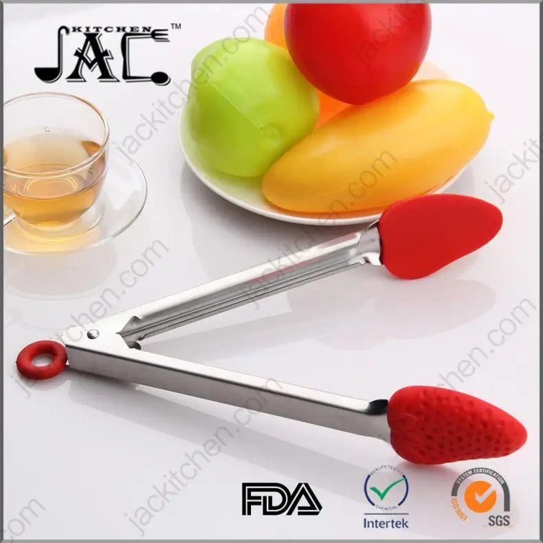 Eco Friendly Stainless Steel Pp Color Print Tong