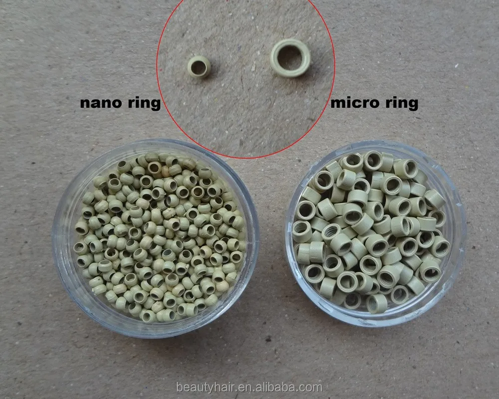 

High quality copper nano ring,Silicone lined nano beads,micro nano ring for hair extensions, N/a