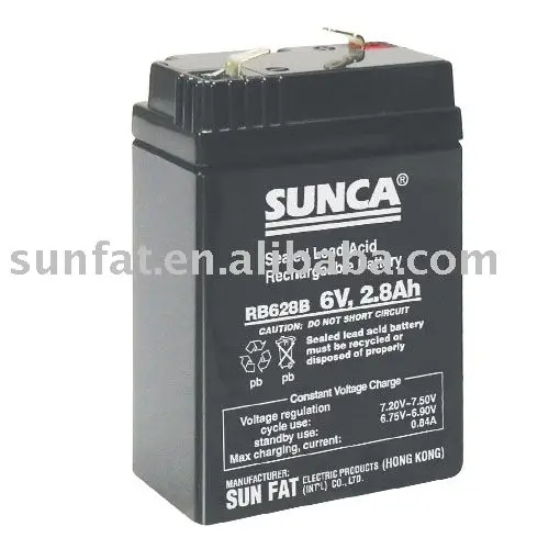 
(RB628B) Rechargeable Lead Acid Battery 