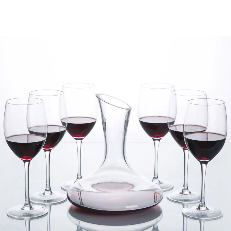 

Elegant borosilicate glass wine decanter set / red wine whisky glass crystal wine glass, Transparent