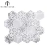 hot sale price decorative wall Gray Glass Mosaic Tile