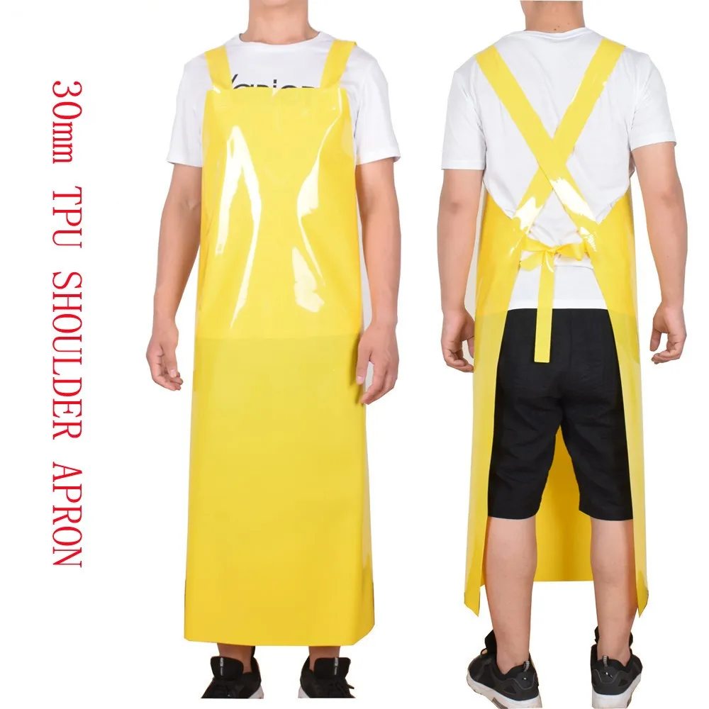 Custom Waterproof 30mm Plastic Tpu Butcher Apron Buy Custom Tpu Apron