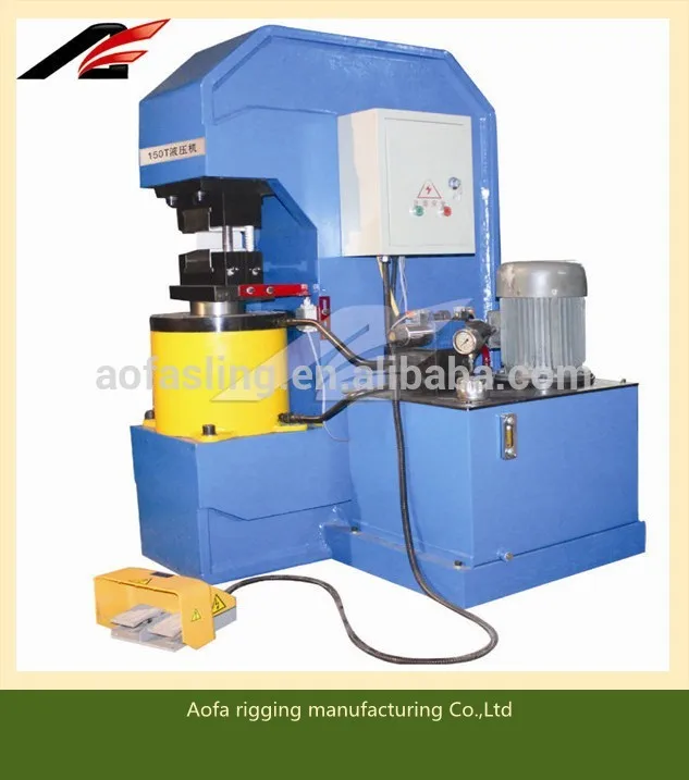 Hot Sale C Frame 650t Hydraulic Press Steel Wire Rope Swaging Machine