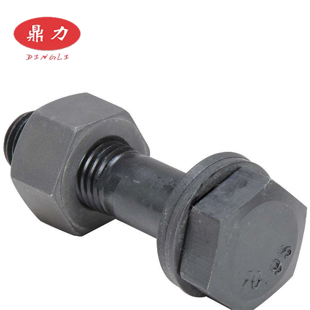 
Carbon steel 8.8/10.9/12.9 Black finnished/HDG Hex head bolt for steel strcyural 