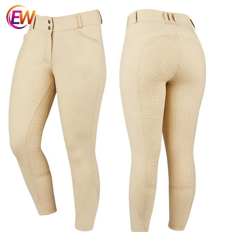 

Horse Women Active Silicone Grip Full Seat Breeches Riding Pants, Customized color