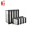 Cheap OEM multi-pocket plastic frame V cell filters for air intake system