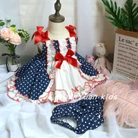 

wedding dress vintage girls european retro 1950s wholesale children clothes for girl boutiques baby frock ready made lots