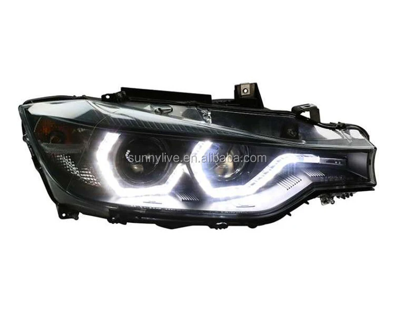 LED Angel Eyes Headlight  For BMW F30 F35 318 320 325 328 330 335 2013-2015 Year SN