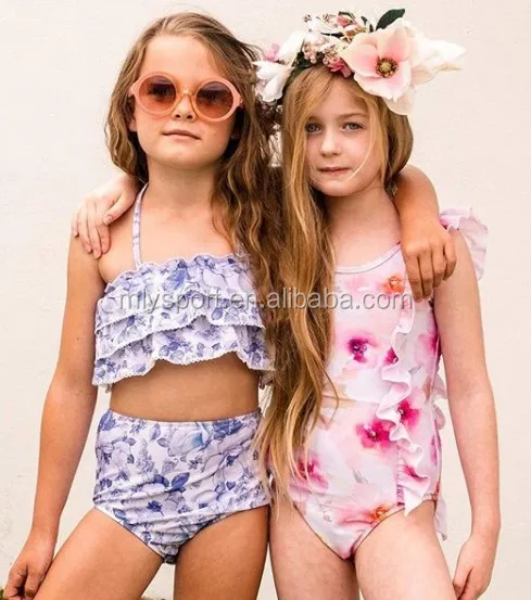 

Custom brazilian bikini little girl swimsuit children thong bikini