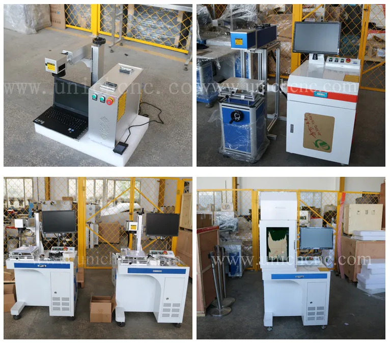 Mini split Portable 20W 30W Jewelry Gold silver Metal sheet Fiber laser marking machine