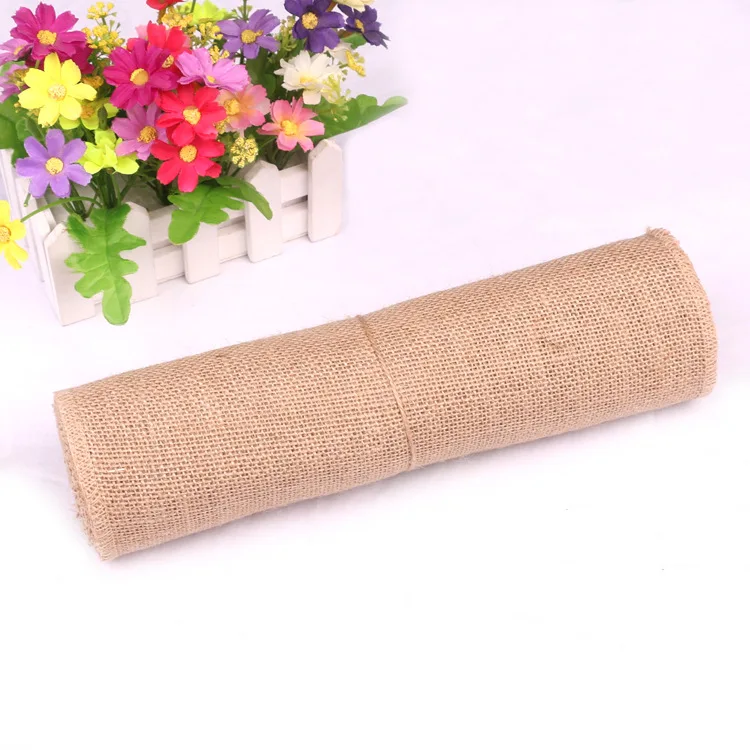 Jute Material Jute Fabric Jute Roll For Wedding Party Decoration Buy